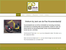 Tablet Screenshot of jackvandepas.nl